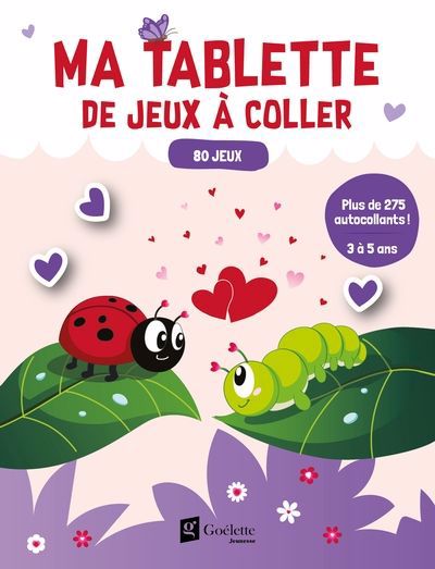 MA TABLETTE DE JEUX A COLLER (3-5 ANS)