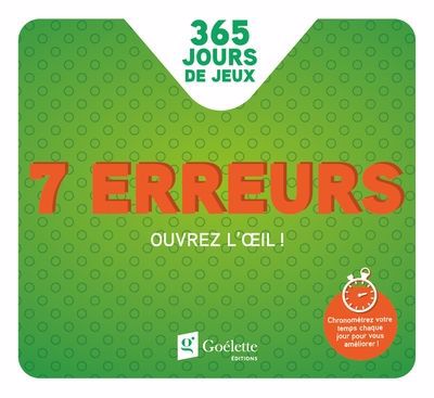 7 ERREURS (COFFRET JEUX)