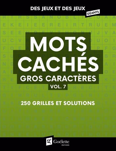 MOTS CACHES GROS CARACTERES VOL7