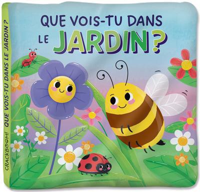 QUE VOIS-TU DANS LE JARDIN? -LIVRE TISSU