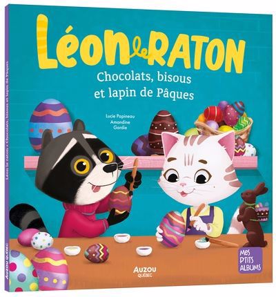 LEON LE RATON - CHOCOLATS, BISOUS ET LAPIN DE  PAQUES (MPT)