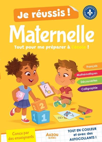 JE REUSSIS MA MATERNELLE - NE 2026 QUEBEC