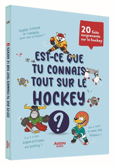 EST-CE QUE TU CONNAIS TOUT SUR LE HOCKEY ?