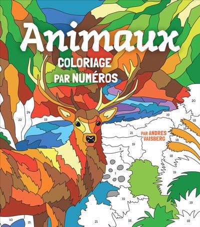 ANIMAUX  COLORIAGE PAR NUMEROS