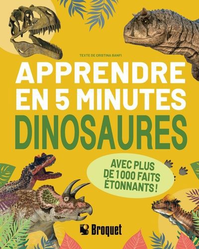APPRENDRE EN 5 MINUTES  DINOSAURES