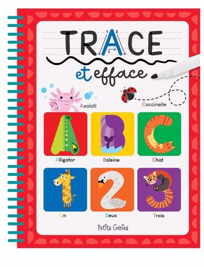 TRACE ET EFFACE ABC & 123