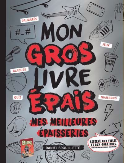 MON GROS LIVRE EPAIS  MES MEILLEURES EPAISSERIES