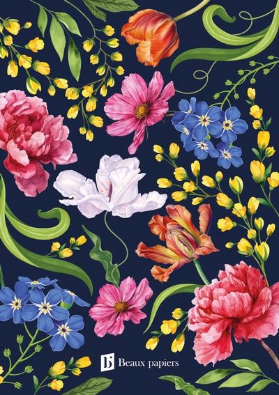 CARNET DE NOTES FLEURS