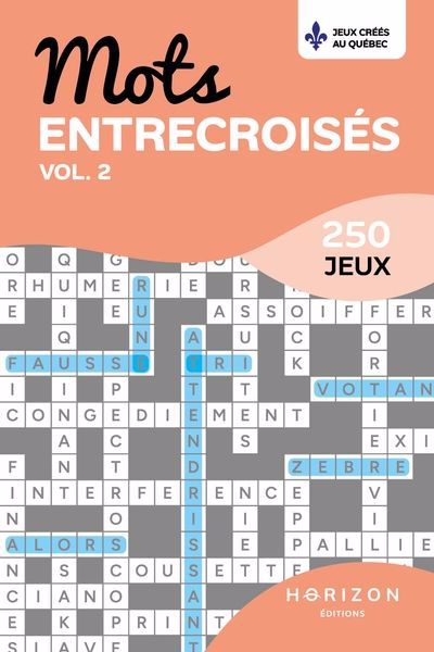 MOTS ENTRECROISES VOL.2 -250 JEUX