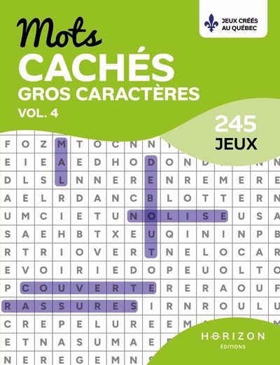 MOTS CACHES GROS CARACTERES VOL.4