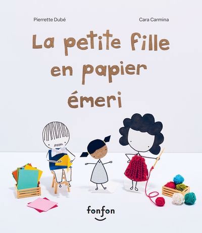 PETITE FILLE EN PAPIER EMERI