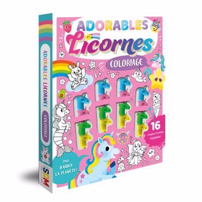 ADORABLES LICORNES (COLORIAGE)