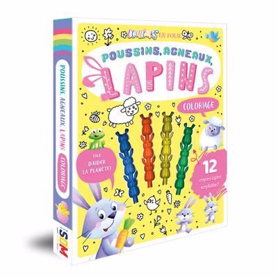 POUSSINS, AGNEAUX, LAPINS COLORIAGE