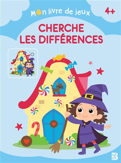 CHERCHE LES DIFFERENCES 4+ -LIVRE DE JEUX