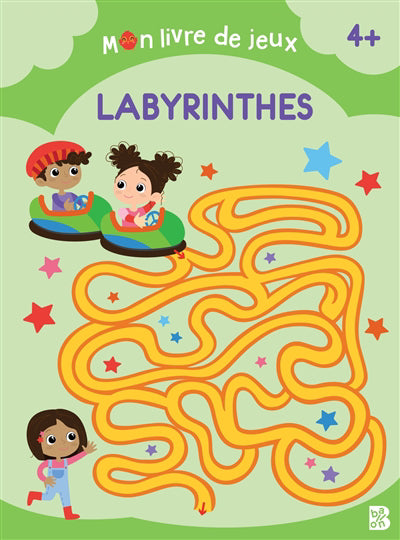 LABYRINTHES 4+ -MON LIVRE DE JEUX