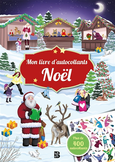 LIVRE D'AUTOCOLLANTS NOEL