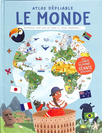 ATLAS DEPLIABLE  LE MONDE