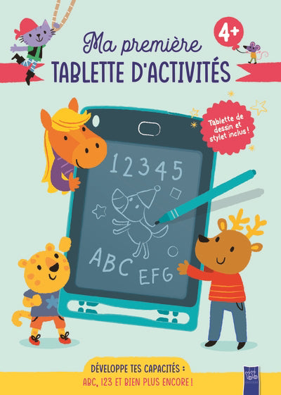 MA PREMIERE TABLETTE D'ACTIVITES 4+  ABC, 123 ET BIEN PLUS