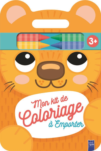 CHAT  MON KIT DE COLORIAGE A EMPORTER 3+