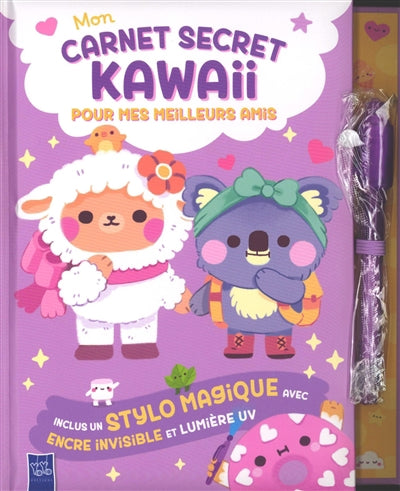 MON CARNET SECRET KAWAII  VIOLET