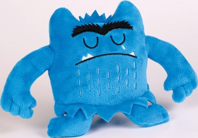 MONSTRE DES COULEURS : MINI PELUCHE MONSTRE BLEU