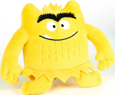 MONSTRE DES COULEURS : MINI PELUCHE MONSTRE JAUNE