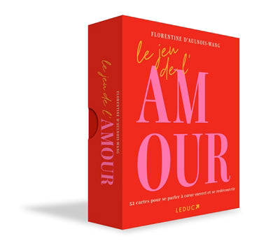 JEU DE L'AMOUR   52 CARTES POUR PARLER A CAOUR OUVERT