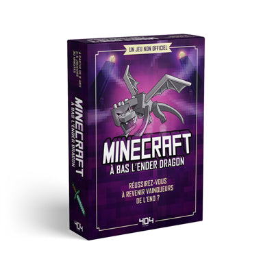 MINECRAFT - A BAS L'ENDERDRAGON ! - LE JEU DE CARTES
