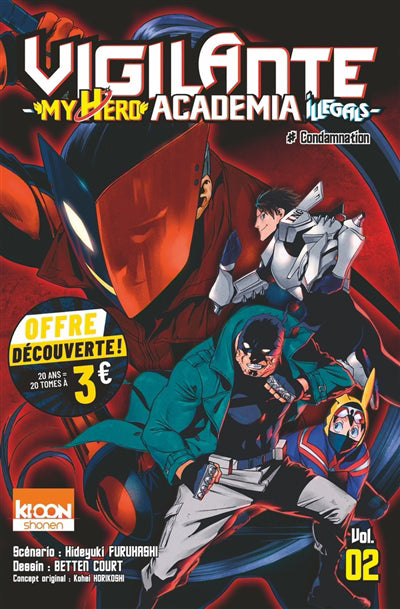 VIGILANTE - MY HERO ACADEMIA ILLEGALS T02 A 5,95$