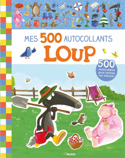 MES 500 AUTOCOLLANTS LOUP