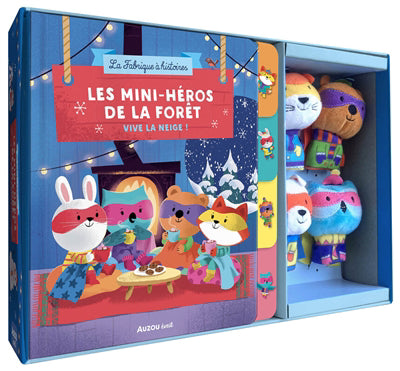 COFFRET MARIONNETTES A DOIGTS - LES MINI-HEROS DE LA FORET VIVE L