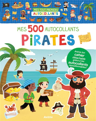 500 AUTOCOLLANTS - LES PIRATES