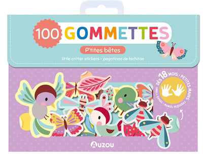 100 GOMMETTES - LES P'TITES BETES