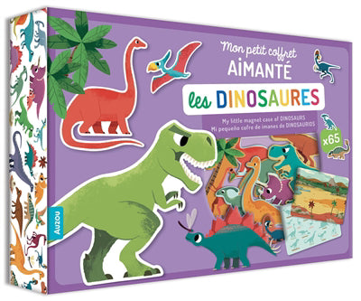 MON PETIT COFFRET AIMANTE LES DINOSAURES