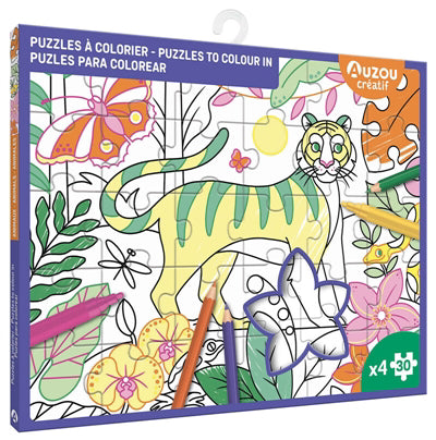 PUZZLES À COLORIER | AUZOU CRÉATIF