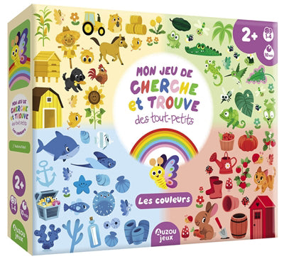 MON JEU DE CHERCHE ET TROUVE DES TOUT-PETITS      LES COULEURS