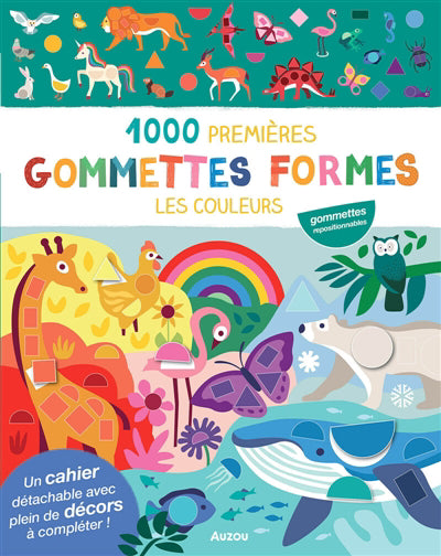 1000 PREMIERES GOMMETTES FORMES :LES COULEURS