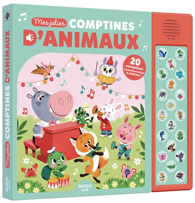 MES JOLIES COMPTINES D'ANIMAUX - 20 PUCES SONORES