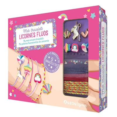 MON SUPERBE BIJOU - MES BRACELETS LICORNES FLUOS
