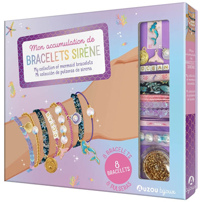 MON ACCUMULATION DE BRACELETS SIRENE