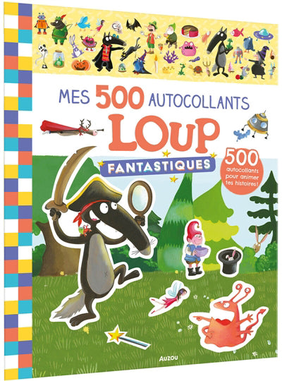 MES 500 AUTOCOLLANTS FANTASTIQUES LOUP