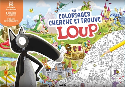 MES COLORIAGES CHERCHE   TROUVE LOUP