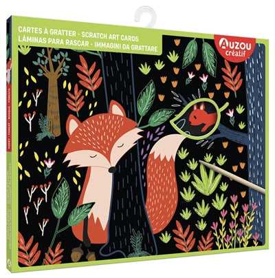 MA POCHETTE D'ARTISTE - CARTES A GRATTER - FORET