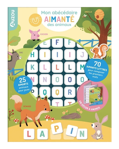 MON ABECEDAIRE AIMANTE DES ANIMAUX