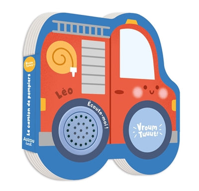 PETITS VEHICULES SONORES - LEO LE CAMION DE POMPIERS