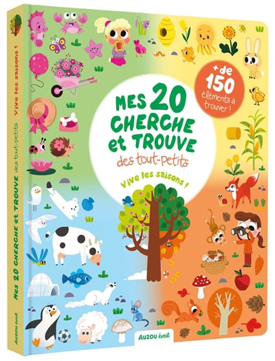 MES 20 CHERCHE ET TROUVE DES TOUT-PETITS - VIVE LES SAISONS !
