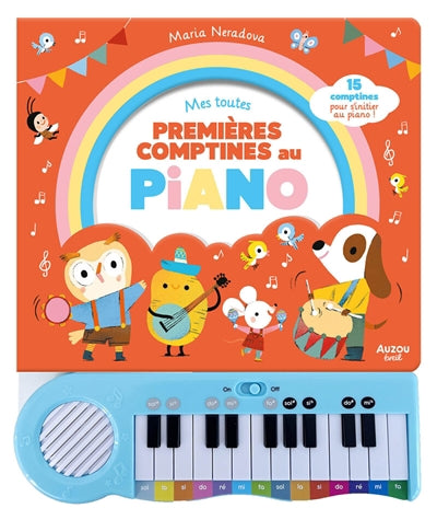 MON LIVRE PIANO - MES TOUTES PREMIERES COMPTINES AU PIANO