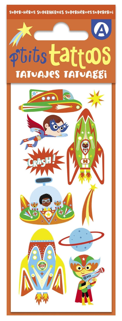 P'TITS TATTOOS SUPER-HEROS