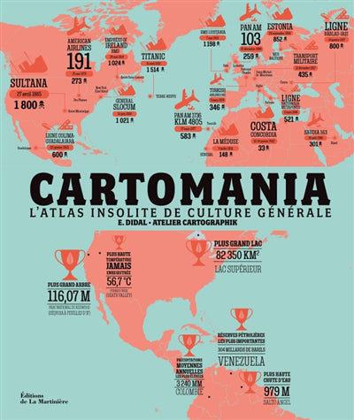 CARTOMANIA L'ATLAS INSOLITE DE CULTURE GENERALE
