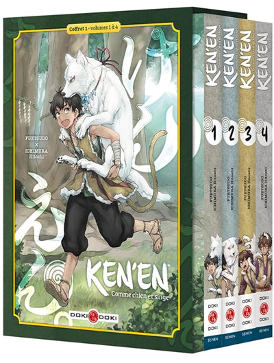 Ken'en - Comme chien et singe - Coffret - vol. 01 à 04